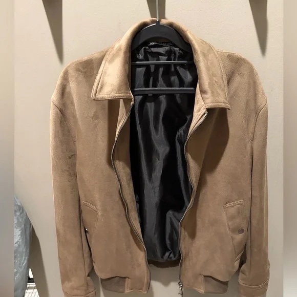 Zara Unisex Tan Jacket - Picture 2 of 5